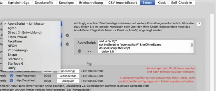 tomedo handbuch anruf panel pascom 3