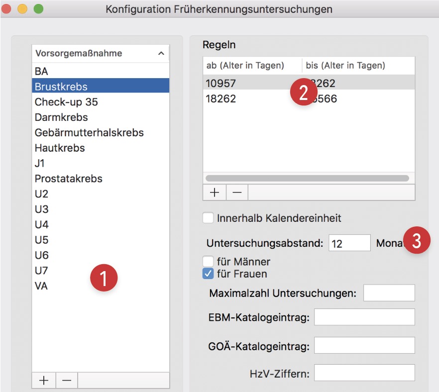 tomedo handbuch elektronische dokumentation frueherkennung