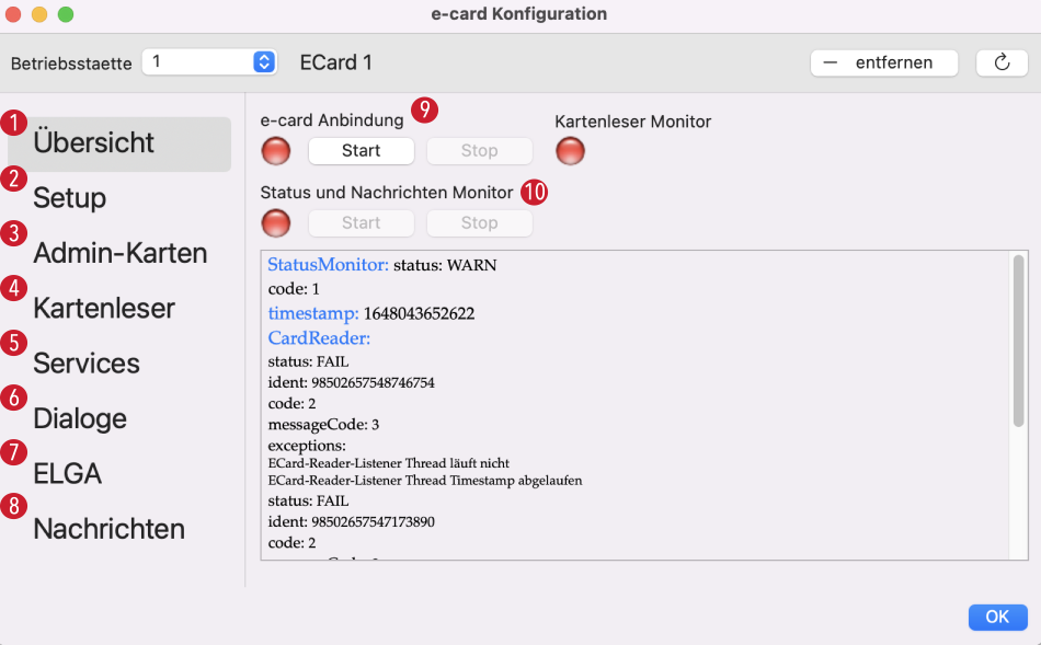 tomedo handbuch elga konfiguration uebersicht rot oesterreich 1