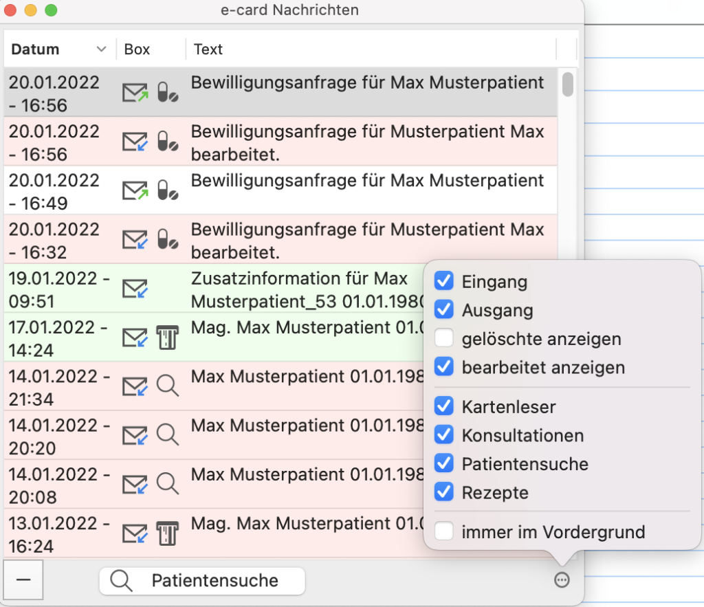 tomedo handbuch elga nachrichtenpanel oesterreich