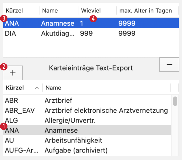 tomedo handbuch import export csv karteieintrag oesterreich