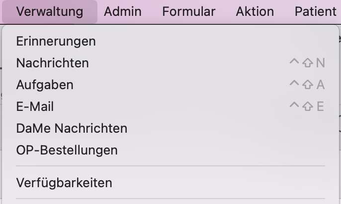 tomedo handbuch kalender verfuegbarkeiten oesterreich