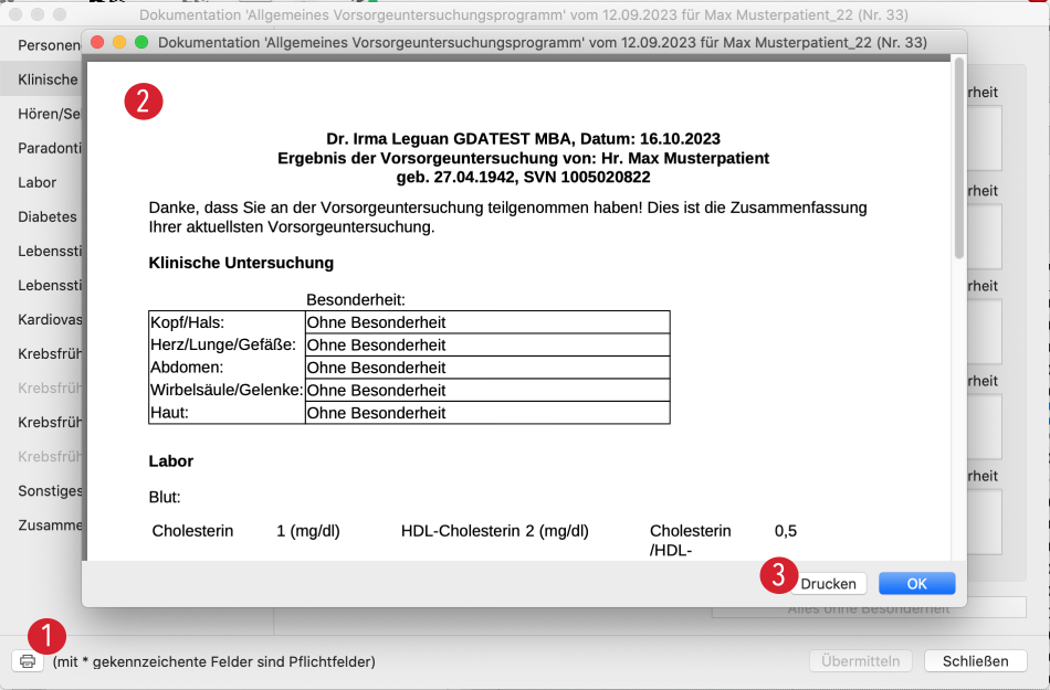 tomedo handbuch oesterreich elektornische dokumentation dbas drucken