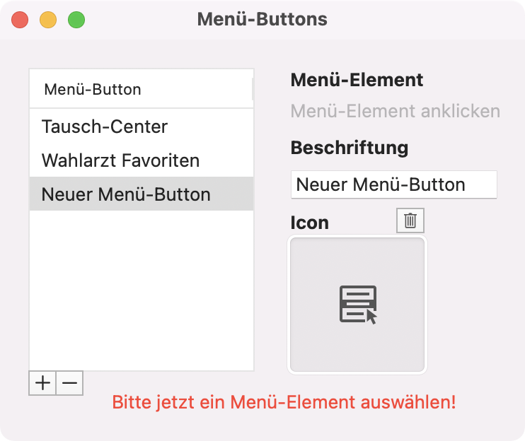 tomedo handbuch oesterreich tagesliste konfigurierbare symbolleiste menue buttons anlegen