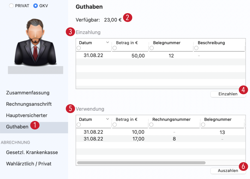 tomedo handbuch patientendetails guthaben patientenguthaben oesterreich