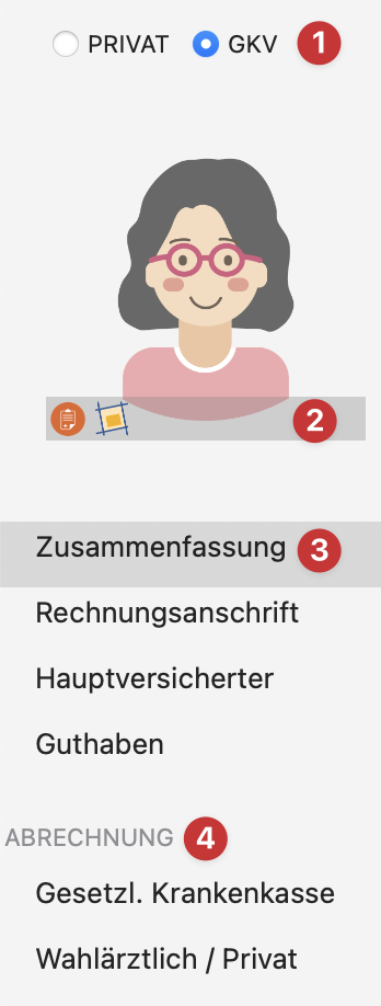 tomedo handbuch patientendetails seitenleiste at
