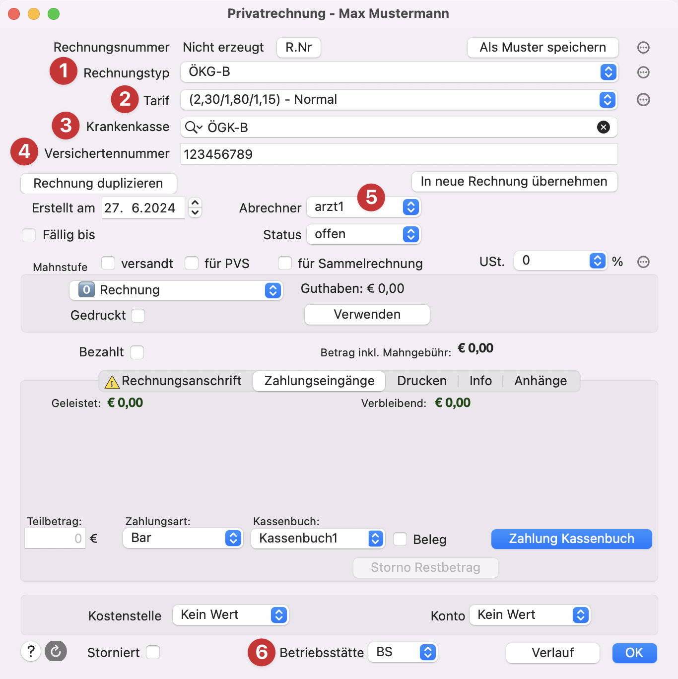 tomedo handbuch oesterreich abrechnung wahlarzt online rechnung