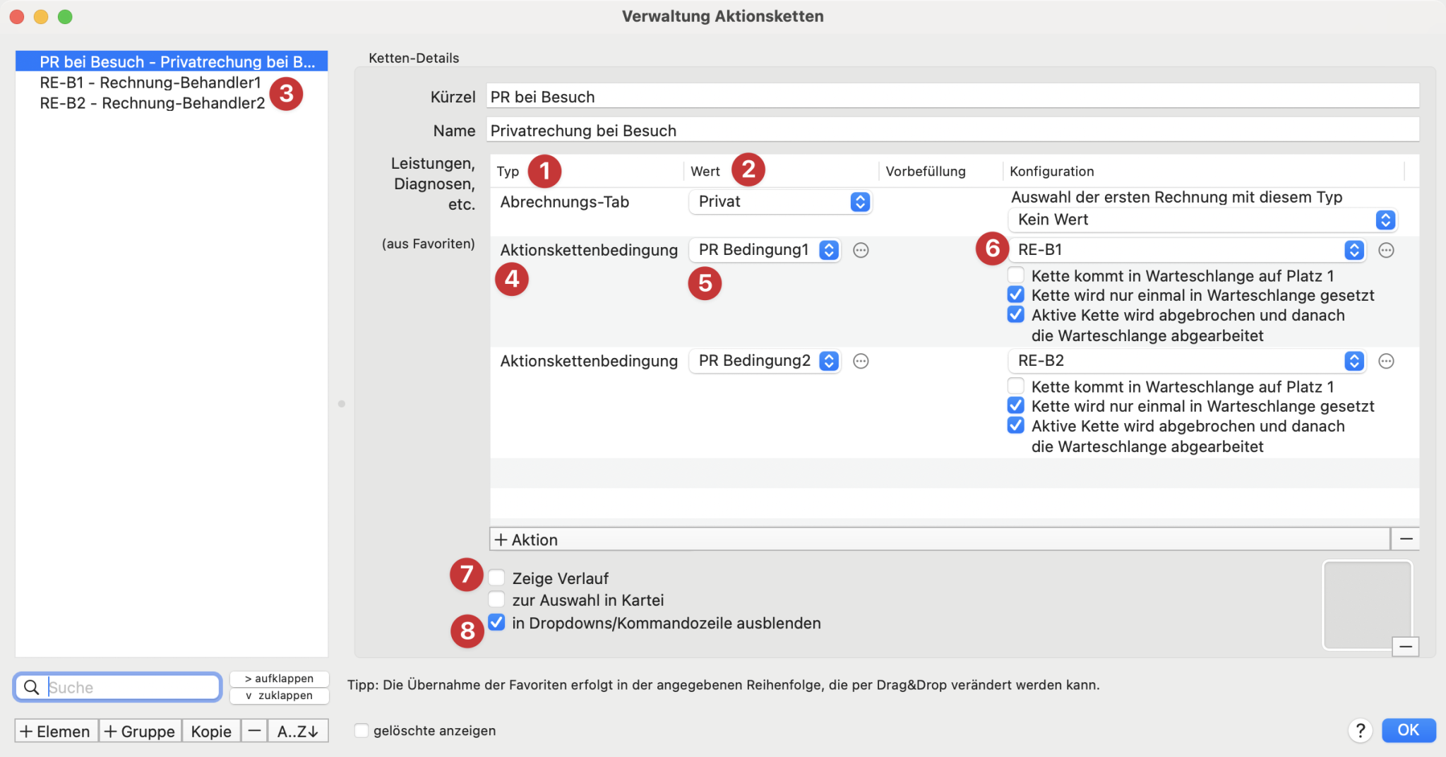 tomedo at handbuch abrechnung rechnungsverwaltung automatische privatrechnung 3