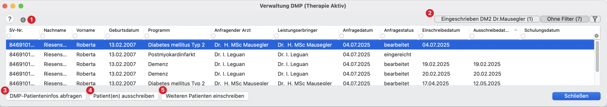 DMP Verwaltung 1